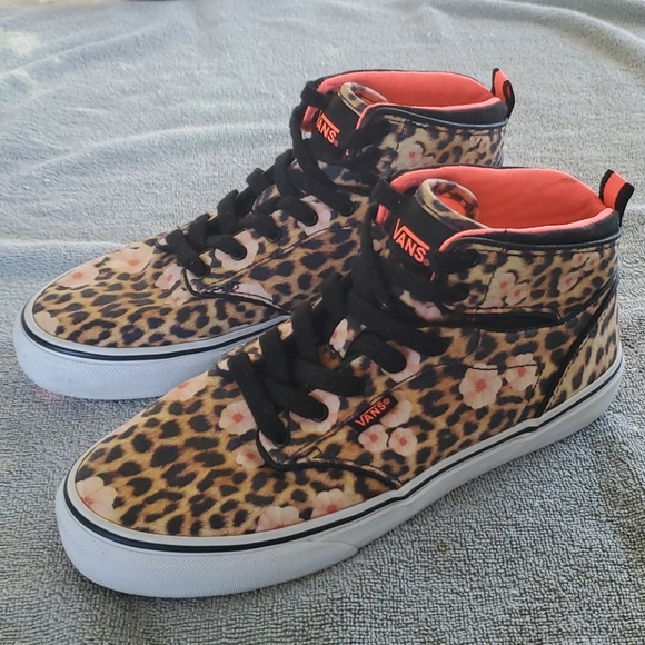 cheetah vans high tops
